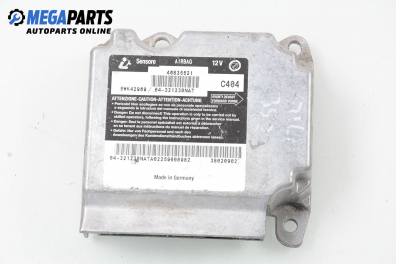 Airbag module for Fiat Stilo 1.9 JTD, 115 hp, hatchback, 2003 № 46835521 / Siemens 5WK42969